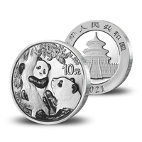 2013年—2022年熊猫银币999纯银央行发行全新保真带说明书礼盒